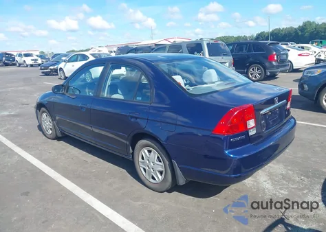 2003 Honda Civic Lx z USA, uszkodzony, nr VIN 2HGES16543H548674
